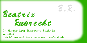beatrix ruprecht business card